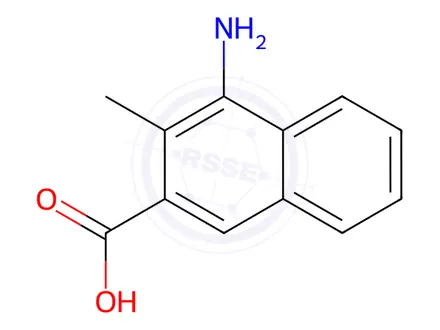 Chemical structure of Naphthoic Acid Impurity 67
