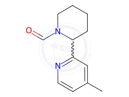 Chemical structure of 2-(4-Methylpyridin-2-yl)piperidine-1-carbaldehyde