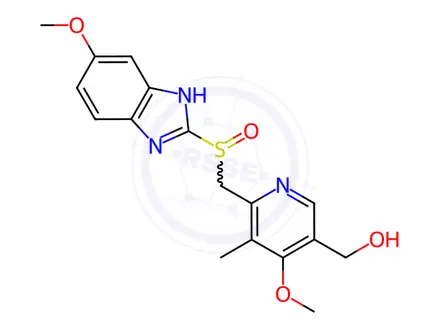 Chemical structure of Esomeprazole Sodium Impurity 172