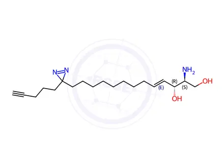 Chemical structure of PhotoClick Sphingosine