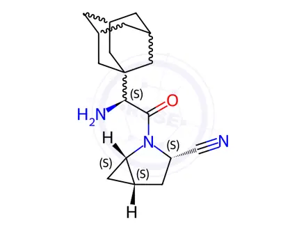 Chemical structure of Saxagliptin Impurity 24