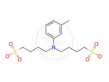 Chemical structure of N,N-Bis(4-sulfobutyl)-3-methylaniline,disodiumsalt