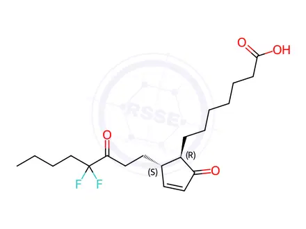 Chemical structure of lubiprostone Impurity 8