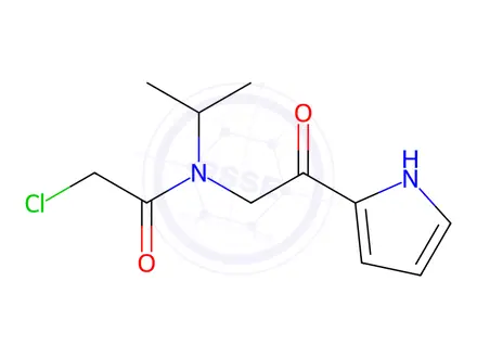 Chemical structure of 2-Chloro-N-isopropyl-N-(2-oxo-2-(1H-pyrrol-2-yl)ethyl)acetamide