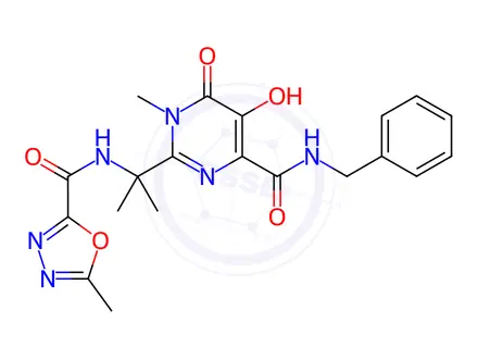 Chemical structure of Raltegravir EP Impurity E