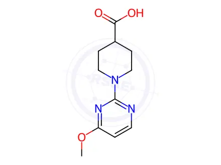 Chemical structure of 1-(4-Methoxypyrimidin-2-yl)piperidine-4-carboxylic acid