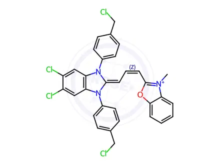 Chemical structure of BACLIGHT(TM) GREEN BACTERIAL STAIN