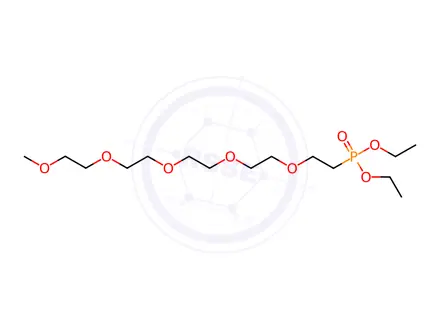 Chemical structure of Diethyl (2,5,8,11,14-pentaoxahexadecan-16-yl)phosphonate
