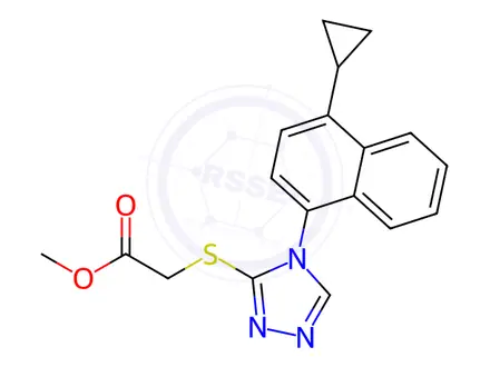 Chemical structure of Lesinurad Impurity 11