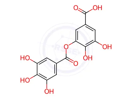 Chemical structure of Gallic Acid Impurity 1 (Digallic Acid)