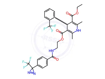Chemical structure of diazipine