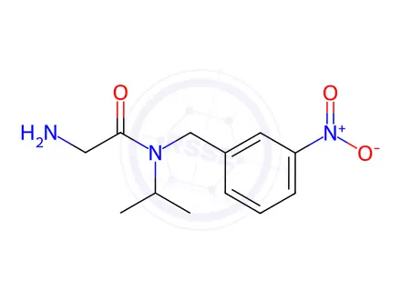 Chemical structure of 2-Amino-N-isopropyl-N-(3-nitrobenzyl)acetamide