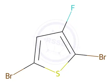 Chemical structure of Thiophene, 2,5-dibromo-3-fluoro-