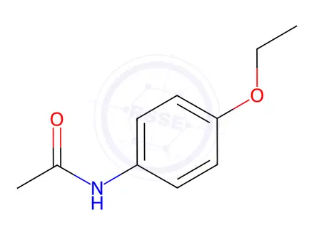 Chemical structure of Phenacetin