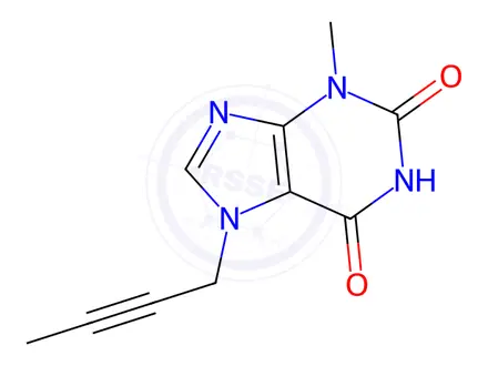 Chemical structure of Linagliptin Impurity 53