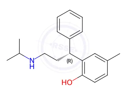 Chemical structure of Tolterodine EP Impurity E(R-isomer)