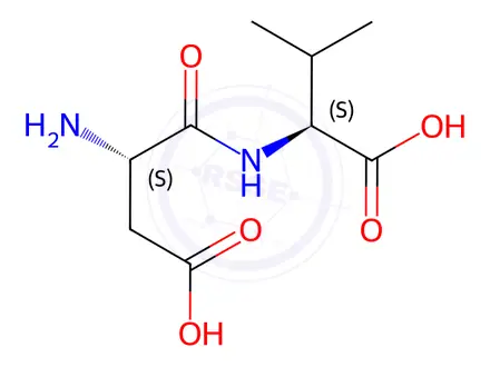 Chemical structure of Asp-Val