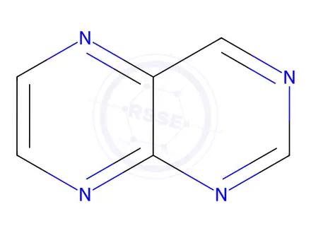 Chemical structure of Pteridine