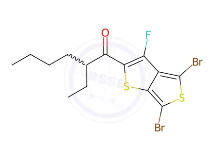 Chemical structure of 1-(4,6-dibroMo-3-fluorothieno[3,4-b]thiophen-2-yl)-2ethylhexan-1-one