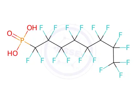 Chemical structure of Perfluorooctyl phosphonic acid