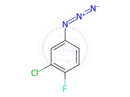 Chemical structure of 4-azido-2-chloro-1-fluorobenzene
