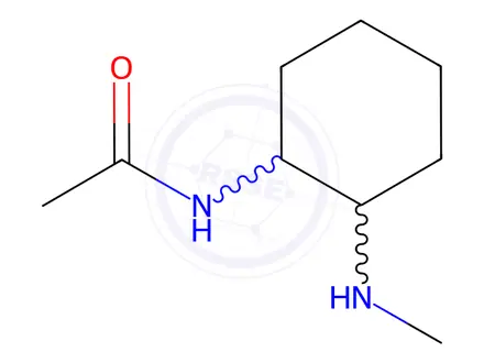 Chemical structure of N-(2-(methylamino)cyclohexyl)acetamide
