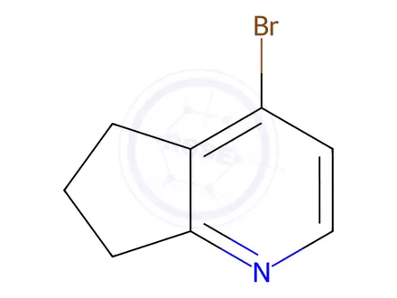 Chemical structure of 4-Bromo-6,7-dihydro-5H-cyclopenta[b]pyridine