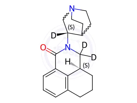 Chemical structure of (S,S)-Palonosetron-d3 Hydrochloride
