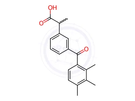 Chemical structure of rac-2',3'4'-Trimethyl Ketoprofen