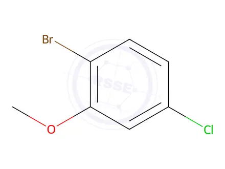 Chemical structure of 1-Bromo-4-chloro-2-methoxybenzene