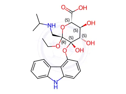 Chemical structure of Carazolol Impurity 1