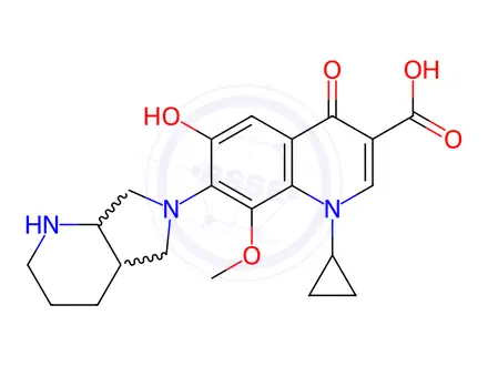 Chemical structure of Moxifloxacin Hydrochloride Impurity 109