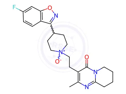 Chemical structure of cis-Risperidone N-Oxide Hydrate