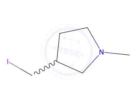Chemical structure of 3-Iodomethyl-1-methylpyrrolidine