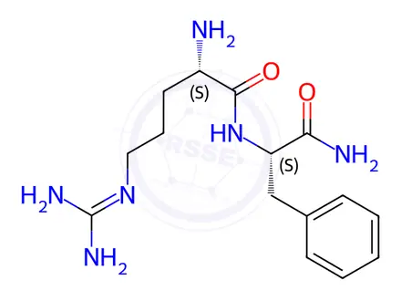 Chemical structure of r-F-NH2
