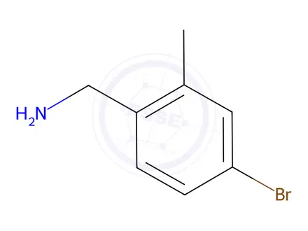 Chemical structure of 4-Bromo-2-methylbenzylamine