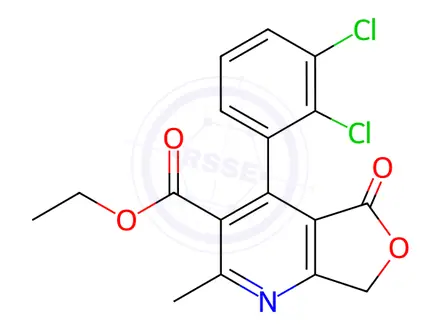 Chemical structure of Dehydro Felodipine Ester Lactone