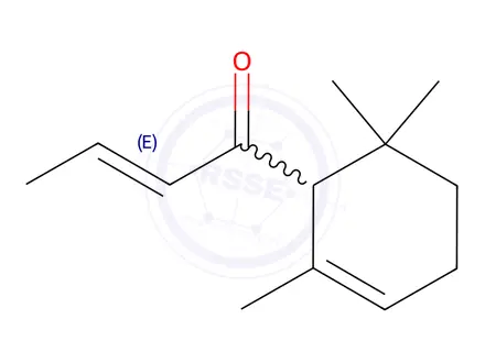 Chemical structure of alpha-Damascone