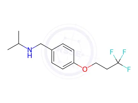 Chemical structure of isopropyl[4-(3,3,3-trifluoropropoxy)benzyl]amine