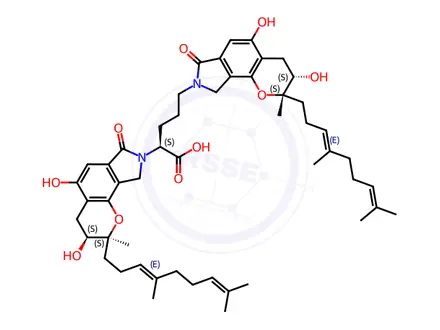 Chemical structure of Orniplabin