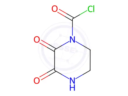 Chemical structure of 2,3-Dioxopiperazine-1-carbonyl chloride