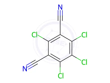 Chemical structure of Chlorothalonil