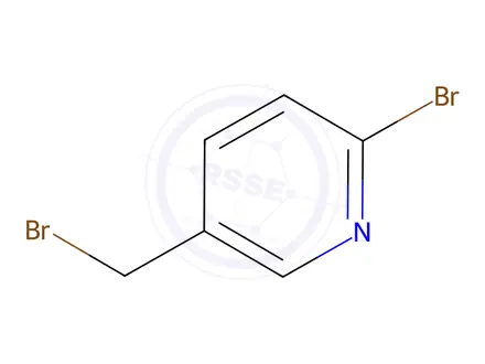 Chemical structure of 2-broMo-5-(broMoMethyl)pyridine hydrochloride