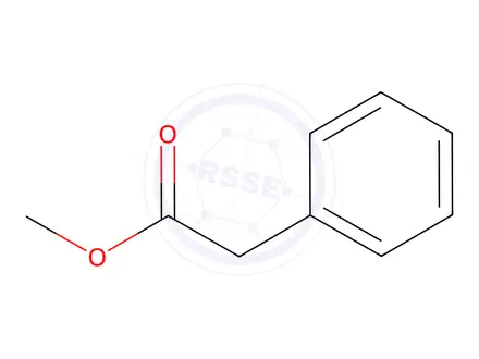 Chemical structure of methyl 2-phenylacetate