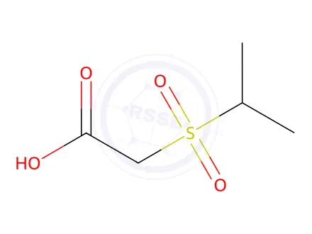 Chemical structure of (isopropylsulfonyl)acetic acid