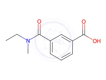 Chemical structure of 3-[ethyl(methyl)carbamoyl]benzoic acid