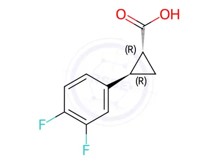 Chemical structure of Ticagrelor Impurity 136