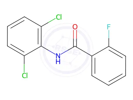 Chemical structure of N-(2,6-Dichlorophenyl)-2-fluorobenzaMide, 97%