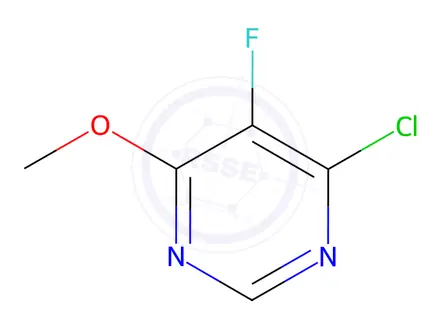 Chemical structure of 4-Chloro-5-fluoro-6-methoxypyrimidine