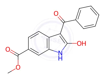 Chemical structure of Nintedanib Esilate Impurity 31 (Mixture of E/Z-isomers)